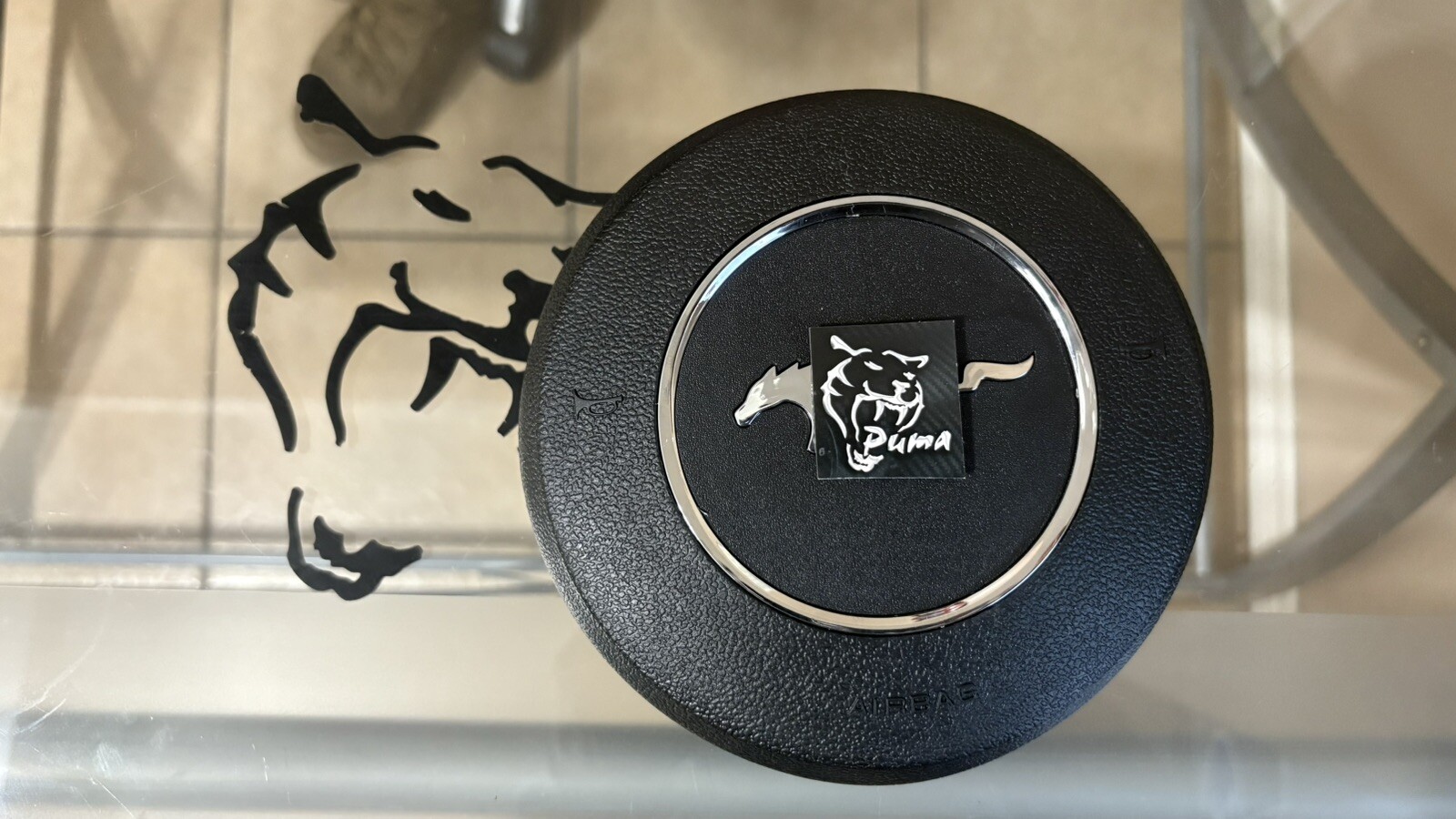 2015-2017  FORD MUSTANG   Steering Wheel Cover