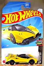 2024 Hot Wheels #99 HW Race Day 3/10 PAGANI ZONDA R Yellow w/Black Euro Lace Sp