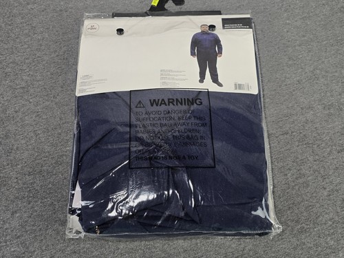 Navy Blue Killer Coverall Adult Halloween Costume Plus Size XXL 18-20 One Piece - Picture 3 of 4