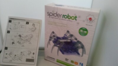 Spider Robot DIY kit by DFRobot can be used teach STEM and basic Robotics