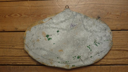 Placa Premio Agrícola Verde Francesa Vintage 1963 Concurso de Pascua - Imagen 3 de 3