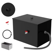 40lbs Grease Trap 15.32 GPM  Water Oil-water Separator Commercial Interceptor