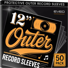 50 Vinyl Record Sleeves Outer   Crystal Clear Outer Vinyl Sleeves LP Album Cover