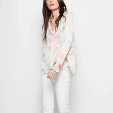 Jacquard  Voltaire Tie Blouse Official