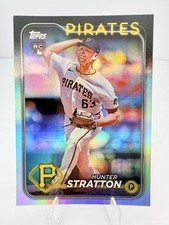 2024 Topps Update - HUNTER STRATTON (RC) - Rainbow Foil - #US348 - Pirates