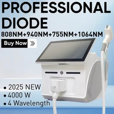 New Professional 4000w Soprano Diode Ice Titanium Body Hair Removal Machine