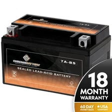 YTX7A-BS Scooter Replacement Battery for Genuine Scooter CO. Buddy 150 170 125