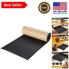 Black Neoprene Adhesive Foam Sheet 1/4" Thk x 12" W - Ideal for Weather Sealing