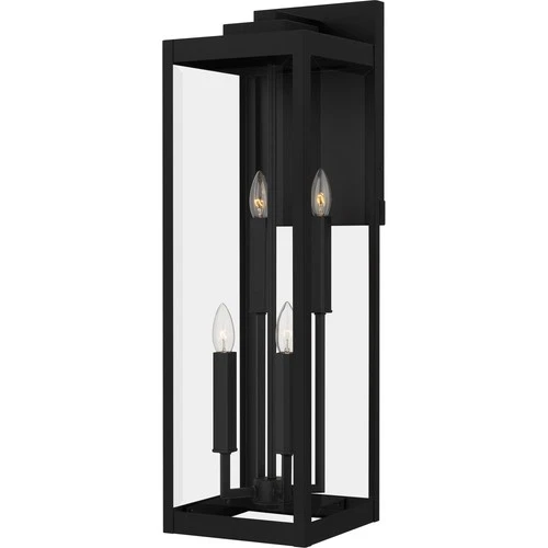 Quoizel WVR8209 Westover 4 Light 30" Tall Wall Sconce - Black - Picture 1 of 8