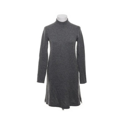 Soft Goat, Rollkragenkleid, Größe: S, Grau, Einfarbig, Feinstrick, Damen #VV8