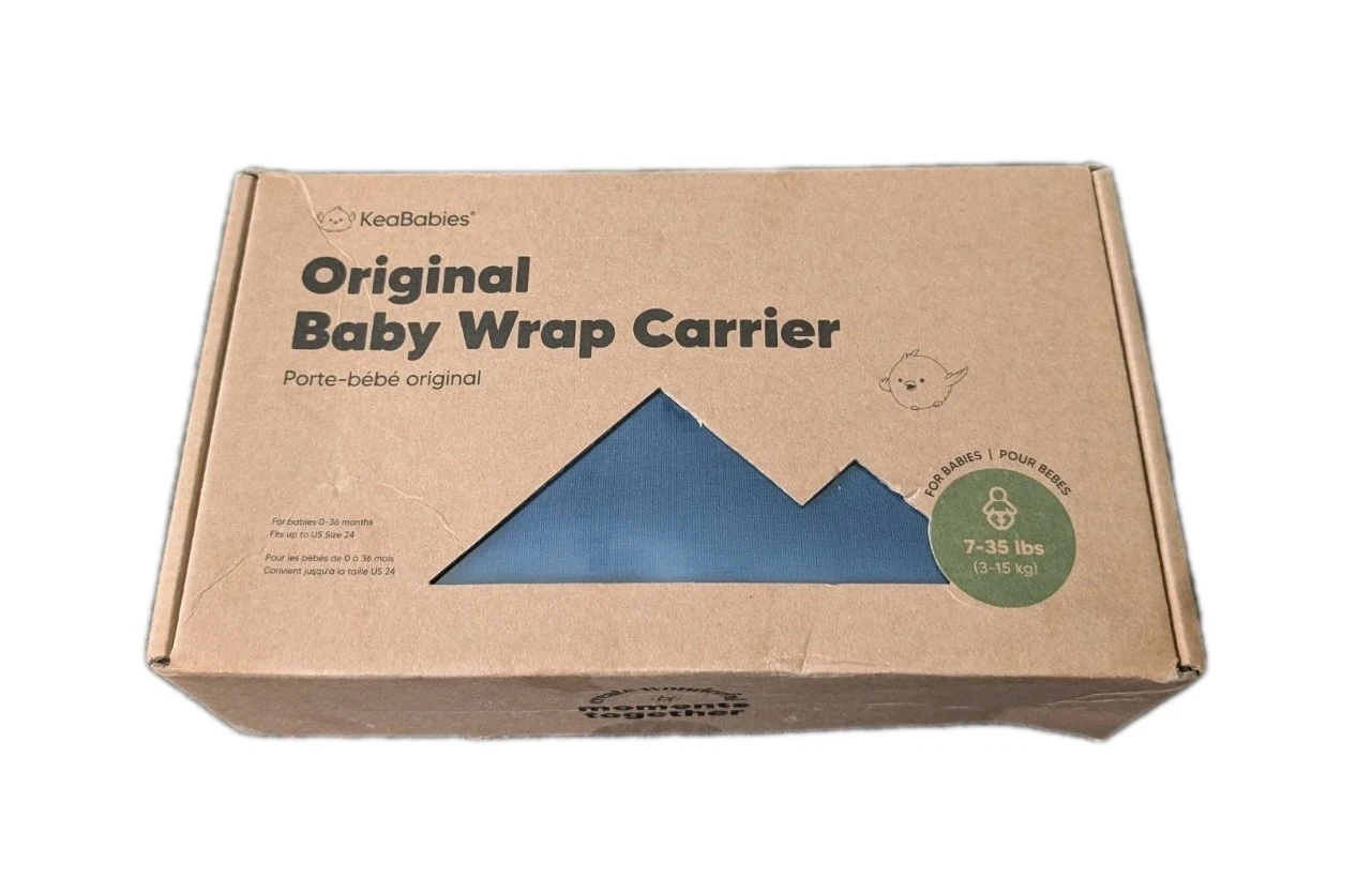 KeaBabies Cobalt Blue Baby Wrap Sling Carrier All In 1 Newborn To Toddler