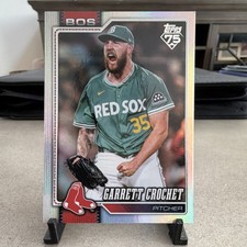 Topps 2026 75th Anniversary Garrett Crochet #53 Boston Red Sox Foil