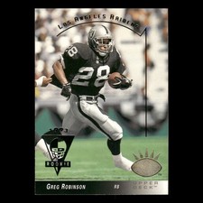 Greg Robinson Rookie #134 1993 SP Los Angeles Raiders Football Card NFL. rookie card picture