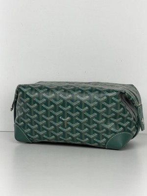 Goyard Goyardine Boeing 25 Clutch Green C5