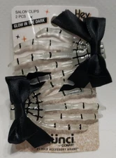 Salon Clips 2 PCS Glow In The Dark