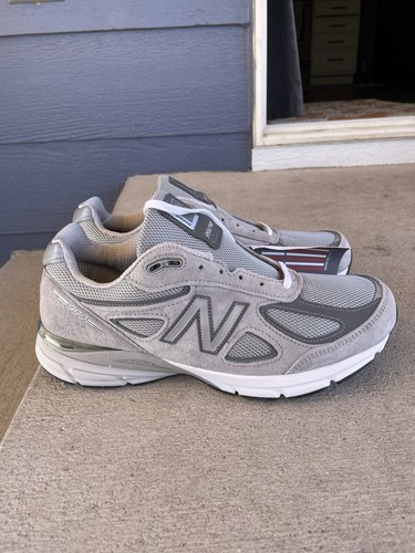 Size 10 - New Balance 990v4 Made in USA Grey Silver - Picture 4 of 9