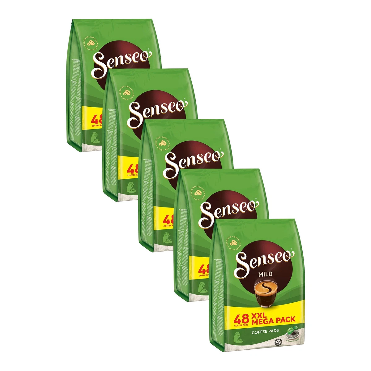 Senseo Kaffeepads Mild Roast, Feiner Und Samtweicher, 4er Pack, 192 Pads