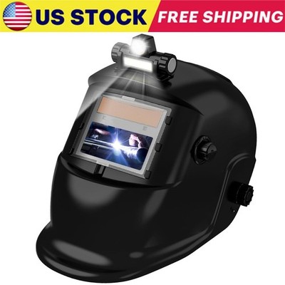 Large View Auto Darkening Welding Helmet True Color Weld Mask Hood ARC TIG MIG