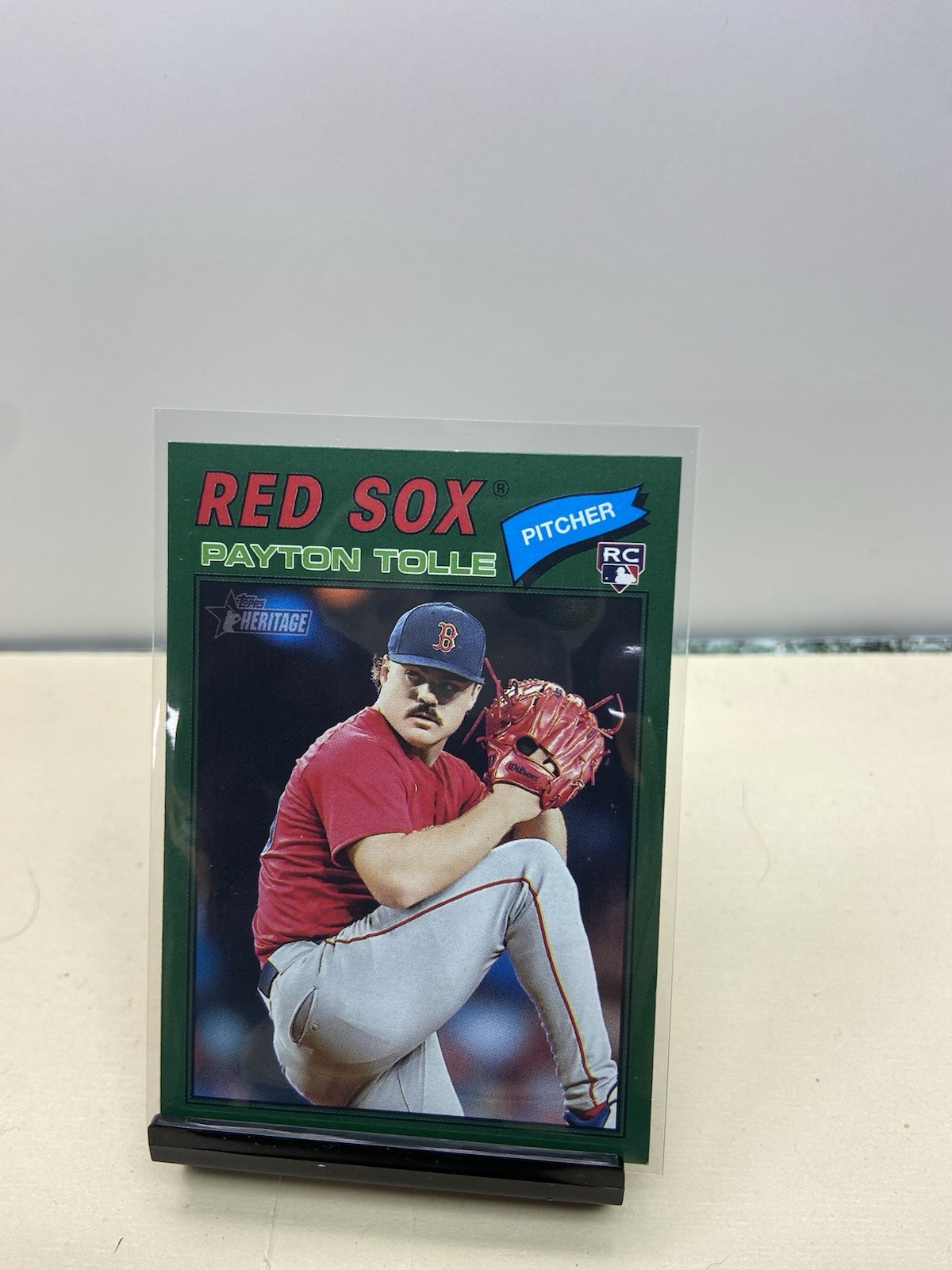 2026 Topps Heritage Dark Green #386 Payton Tolle RC Rookie Card Boston Red Sox