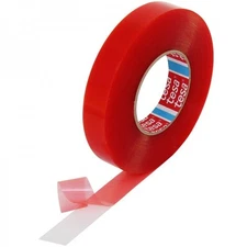 tesa Double-Sided Polyester Film Tape (4965): 1 in. x 60 yds. (Clear)