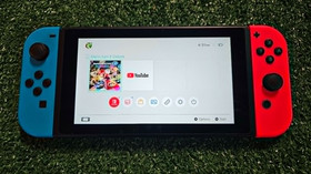 Nintendo Switch V2 (HAC-001-01) Console Bundle (2 Games, Dock & Accessories)