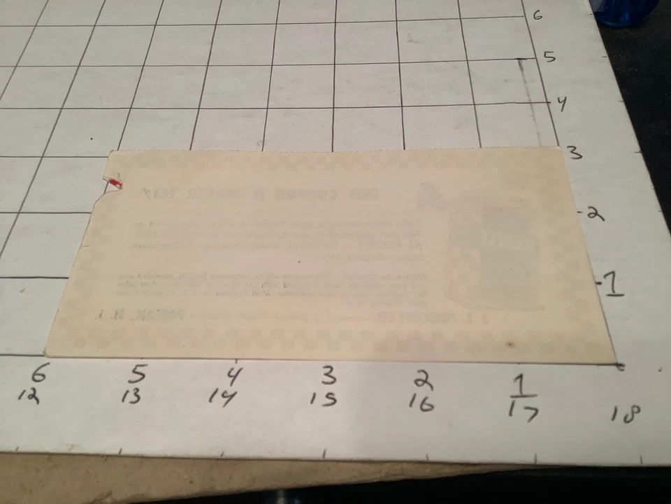 Vintage Original Coupon: early DAZZLE Metal Polish - Prescott; 10 cents, no zip - Image 2 of 2