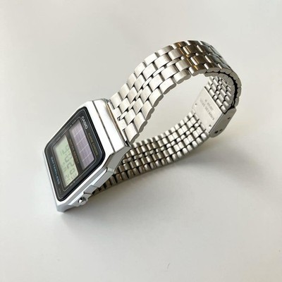CASIO AL-180 Old Casio 80s Solar Digital Watch Vintage Retro