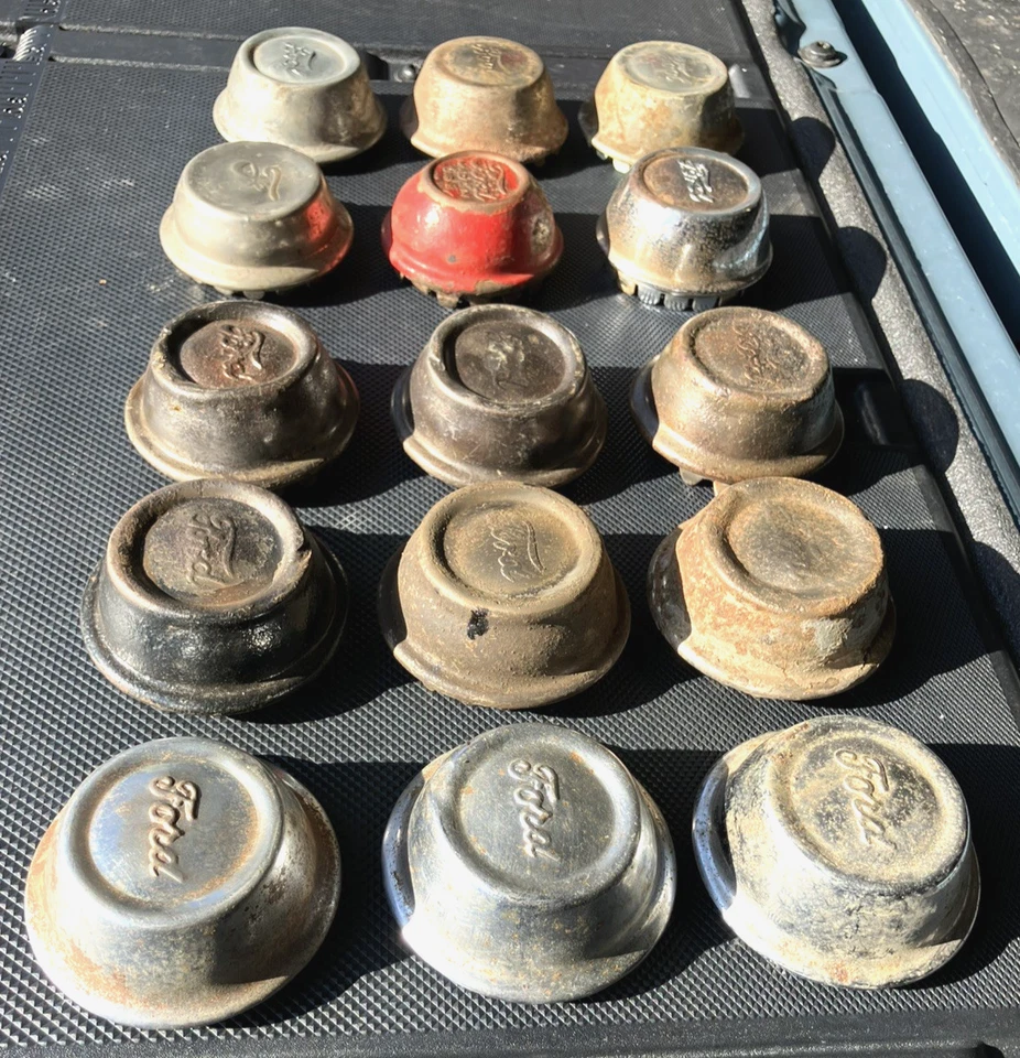 Quince tapacubos Ford Modelo A 1928 1929 Fool Bool tipos F + guión uno temprano  Foto 2 de 4