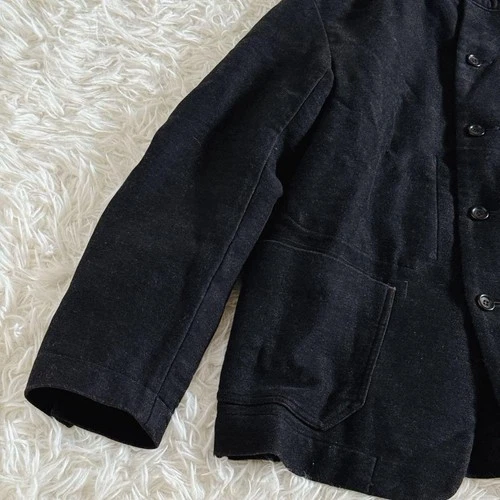 45R 45rpm Mole 908ALL Coverall Jacket Black Cotton Stand Collar Size 2 M Japan image 3