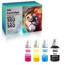 Compatible With Epson 502 Ink EcoTank ET-2850 ET-3830 ET-3850 ET-2760 ET-3830