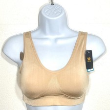 NWT Wacoal Women's 36 B-Smooth Wireless Bra with Removable Soft Cups 835275 Sand