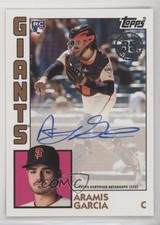 2019 Topps 1984 Topps Baseball Rookies Auto Aramis Garcia #84R-AG Auto 0a2