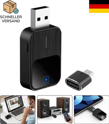 Wireless CarPlay Adapter, Android Auto Wireless Adapter, Type-C/USB Plug-Play fü