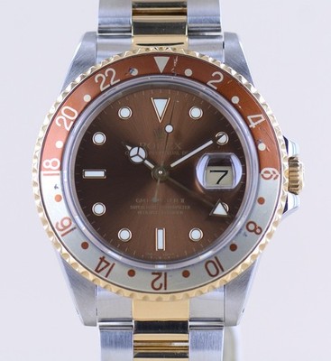 Rolex Uhr GMT Master II 16713 Tigerauge Oysterband R-Serie Klassiker rar 1987