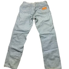 Vintage 60s Wrangler sanforized pale blue lightweight jeans 26 x 26 USA made