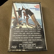 THE BEACH BOYS CALIFORNIA GIRLS CAPITOL RECORDS VTG CASSETTE DUOPHONIC