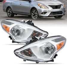 Headlights Headlamps Pair Leftright Factory Style For Nissan Versa 2015-2019 Headlights Headlamps Pair Leftright Factory Style For Nissan Versa 2015-2019