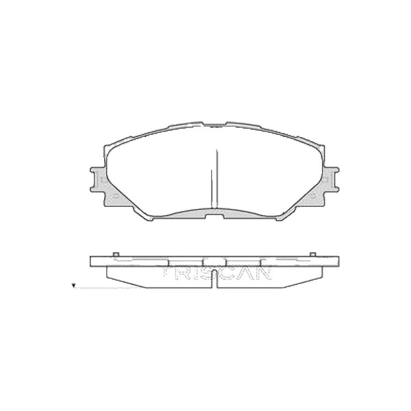 Bremsbelagsatz Scheiben 17,5 Mm Triscan FüR U.A. Toyota Corolla-image