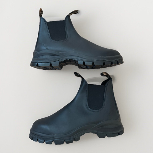 NEW Blundstone Model 2240 Elastic Sided Boots Black Leather Lug Men's US 11.5