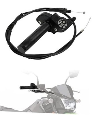Mini Bike Throttle Kit 7/8'' 22mm MiniBike Throttle Assembly + Throttle black