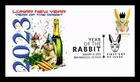 US COVER LUNAR NEW YEAR OF THE RABBIT FIRST DAY ISSUE PANDA CACHET