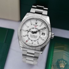 Rolex Sky-Dweller 326934 - 2020, With Box & Papers Steel 42mm White Dial
