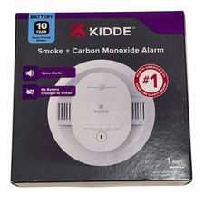 Kidde Detect 30CUD10-V Smoke  Carbon Monoxide Alarm - 10Yr Battery Voice