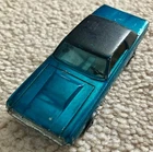 Hot Wheels Redline 1967 Custom T Bird Aqua With Black Roof White Interior