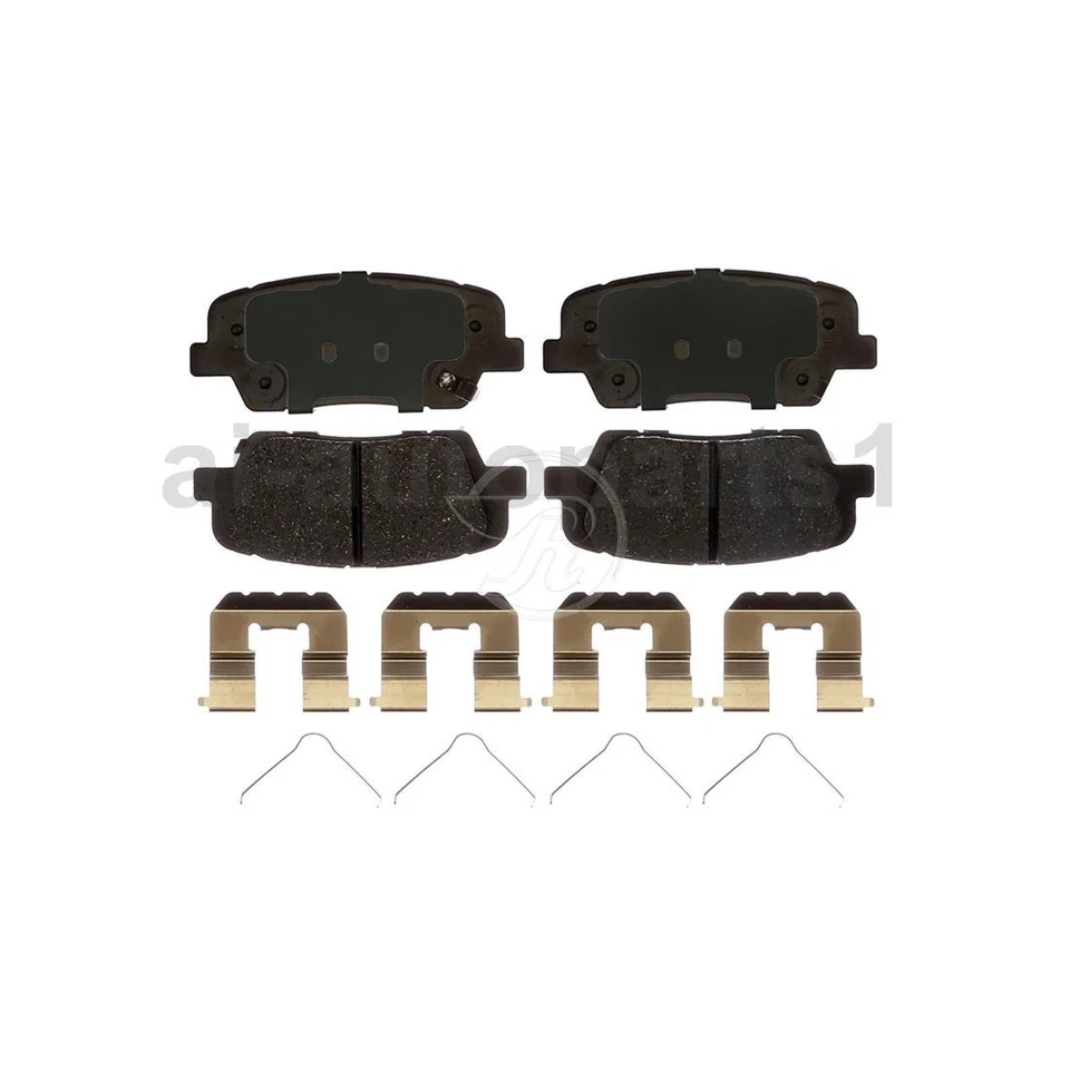 Kit de rotores de freno traseros y pastillas de freno de cerámica para Hyundai Santa Fe 2017 2018 Foto 3 de 4