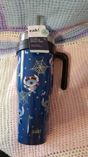 NIB Zak Designs 40oz Stitch Straw Handle Tumbler "Halloween Stitch"