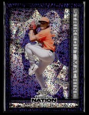 2025 Leaf Baseball Nation Anderson Brito Strikeout Machines Purple #/8 card