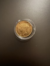 1885 Queen Victoria Half Sovereign – Shield Back – 22ct Gold