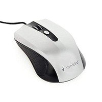 Mouse Usb Optical BLACK/SILVER/MUS-4B-01-BS Gembird