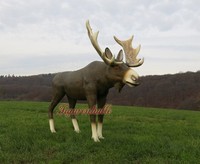 Elch Figur Dekofigur Rentier Lebensgroß Aufstellfigur Weihnachts Deko Tierfigur